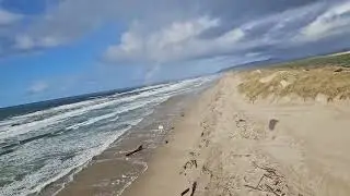 Beautiful paragliding in Florence Oregon Dunes in December 2025