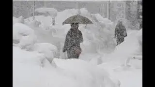 Powerful Snowfalls Hit Germany