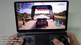 GPD WIN MINI (Ryzen 8840U) Game test - EA SPORTS WRC