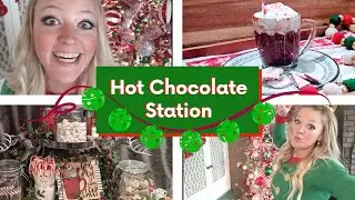 Hot Chocolate Bar | Hot Cocoa Station | Decorate with Me for Christmas