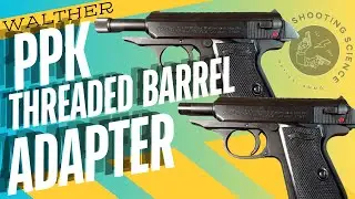 Walther PPK sd or PP sd custom adapter to convert your threaded barrel to a flush barrel in seconds!