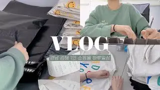 지방 시골 여성의류 쇼핑몰 하루 일상 VLOG | 시골에서 쇼핑몰 하는 이유 | 1인 쇼핑몰 브이로그 | INFJ의 사업이란.. | 1인마켓 | 샘플 반납 | 검수 포장 |