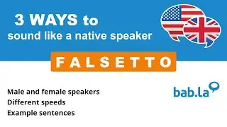 FALSETTO pronunciation | Improve your language with bab.la