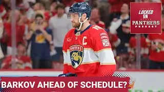 BARKOV THE MACHINE! Spotted working out without a brace, big deal? Could Marchand reach 50 goals?
