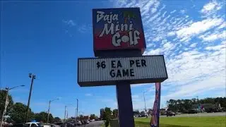 Baja Mini Golf In Ocean City MD Family Competition #ocmd #minigolf