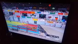 Mario and Sonic at the Olympic games Comet circuit (Vector gameplay)