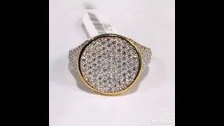 men's Big diamond Ring