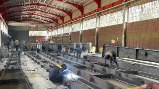 Painting and coating steel structure with airless technology @mirmotaharicomplex