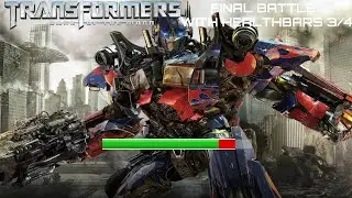 Transformers: Dark of the Moon (2011) Final Battle with healthbars (3/4)