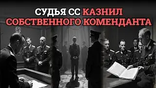 Судья из СС отправил на казнь собственного коменданта, разоблачив тайное убийство лагерного врача