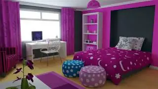 Girls Bedroom Purple Decorating Ideas