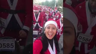 The Santa Run en CDMX