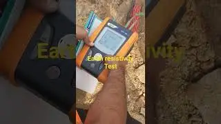 Earth resistivity Test #shorts