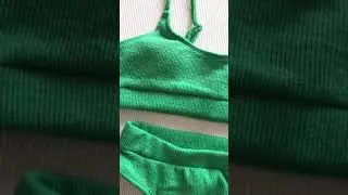 Super swimwear 😍 green love 💚 #shorts