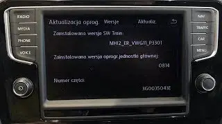 2014 VW Discover Navigation Pro hidden menu (service test mode)