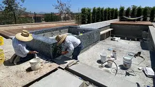 TERMINANDO LA ALBERCA/PISCINA