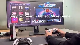 Retro Classic Gaming Console Wireless Controller Arcade Game Station with PS5 style
