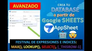 Cómo crear una AppSheet DATABASE a partir de Google Sheets. App de ENTREGAS