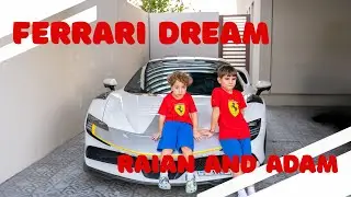 ✨ Raian and Adam Dream of a reall Ferrari&hellip; Then MAGIC Happens 😍🚗