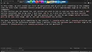 002  How to print something to the console in C#