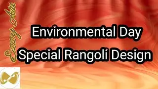 World enviromental Rangoli Day 2022 Competition Rangoli || Poster Rangoli on environmental day 2022
