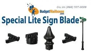 Budget Mailboxes | Special Lite Sign Blade Assembly Components