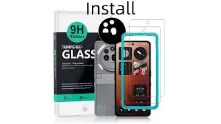 Nothing Phone (3a) Pro 5G Tempered glass ibywind Protector & Easy Install Kit & Camera LensProtector
