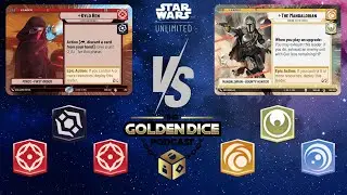 Kylo Ren Aggression vs The Mandalorian Vigilance | Star Wars Unlimited | Gameplay
