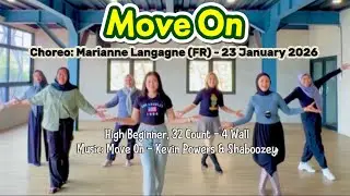 Move On - Line dance | Choreo:Marianne Langagne (FR) - High beginner - January 2026