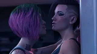 Модифицированная версия игры Cyberpunk 2077 с выставки E3 V. Свидание с Джуди Альварес.