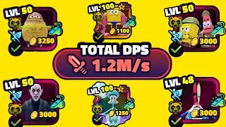 We Make our MOST OP TEAM BETTER in SpongeBob tower defense