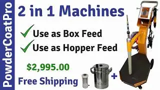 2 in 1 powder coating machine from Intellicoat