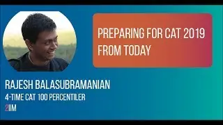 CAT 2019 Preparation from today