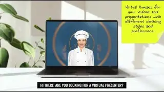 I will create spokesperson videos with virtual human presenters