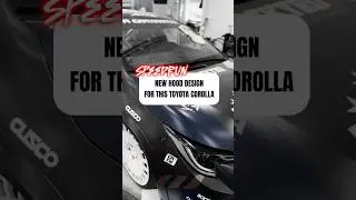 Wrapping a Toyota Corolla Hood with design elements #crcarwrapping #toyotacorolla #wrapping #design