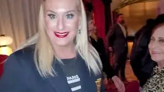 Virgin Hotel Las Vegas Dan Lapka  birthday with British Realtor Yvette Auger.