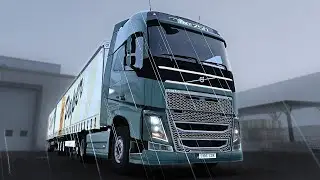 ETS2 | Volvo FH 16 Realistic Rain & Escort Delivery - Logitech G29