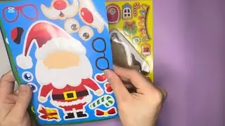 Christmas Stickers | Decorating with Festive Stickers 🎅✨ | Relaxing Sticker Activity