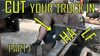 How to shorten or cut a truck frame DIY