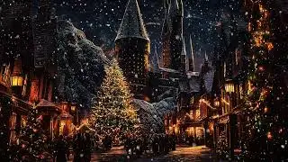 Falling Snow Over London &ndash; Christmas Lights & Relaxing Piano Ambience ✨❄️🌙