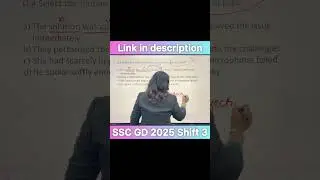 SSC GD 2025 Shift 3 Previous Year Questions | Solved with Detailed Explanations
