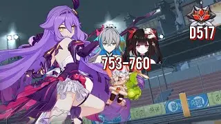 Honkai Impact 3 EX Abyss Redlotus D517 Litost Sirin Bronya HoTr Sparkle Kiana Elf B4
