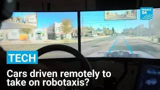 The German startup betting on remote drivers as alternative to robotaxis &bull; FRANCE 24 English