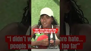 Coco Gauff explains why she FORGAVE Sabalenka 🫂 #tennis