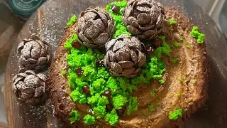 🪵🎄 Тортик «Лесной пень» — пенёк!🪵😁🍰🎄