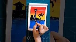 How to Do Creative Landscape with Easy Steps #creativelandscape #art #riverlandscape #finearttips