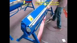 Parapet blaszany - gięcie cięcie i zaginanie blachy