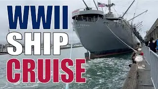 WWII Time Ship Cruise | SS Jeremiah O'Brien #LibertyShip #MemorialCruise
