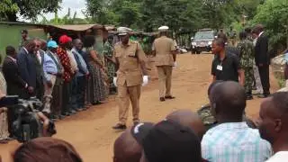 Mutharika motorcade at Mtandile