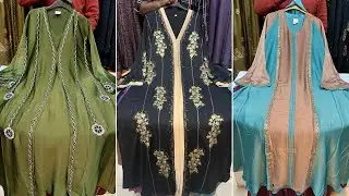 আবারও মার্কেট থেকে অর্ধেক দামে🔥এমব্রয়ডারি/স্টোন কাজের গর্জিয়াস/পার্টি বোরকা/আবায়া কালেকশন
